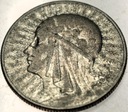 5 zł złotych 1933 Głowa Kobiety Polonia Jadwiga Babka SREBRO