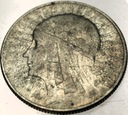 5 zł złotych 1934 Głowa Kobiety Polonia Jadwiga Babka SREBRO