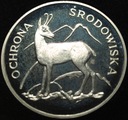 100 zł złotych 1979 Kozica Ochrona Środowiska SREBRO