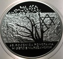 20 zł złotych 2008 Getto 65 rocznica Powstania w Getcie Warszawskim