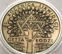 20 zł złotych 2009 GETTO 65 rocznica likwidacji Getta w Łodzi SREBRO