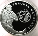 5 zł złotych 2011 Polonia Warszawa Polskie Kluby Piłkarskie SREBRO