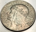 10 zł złotych 1932 Głowa Kobiety Polonia Jadwiga Babka SREBRO