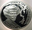 10 zł złotych 2011 Ignacy Jan Paderewski SREBRO