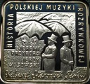 10 zł złotych 2011 Przybora Wasowski SREBRO KWADRATOWA