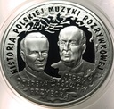 10 zł złotych 2011 Przybora Wasowski SREBRO OKRĄGŁA