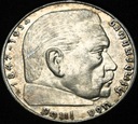 Niemcy 2 marki 1939 Hindenburg SREBRO