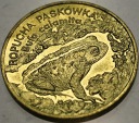 2 zł złote 1998 Ropucha paskówka Zwierzęta Świata