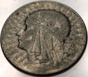 5 zł złotych 1933 Głowa Kobiety Polonia Jadwiga Babka SREBRO (nr 2)