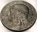 10 zł złotych 1932 Głowa Kobiety Polonia Jadwiga Babka SREBRO