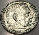 Niemcy 5 Marek 1936 Hindenburg SREBRO