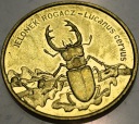 2 zł złote 1997 Jelonek rogacz Zwierzęta Świata