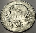 10 zł złotych 1933 Głowa Kobiety Polonia Jadwiga Babka SREBRO
