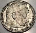Niemcy 2 marki 1939 Hindenburg SREBRO