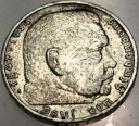 Niemcy 5 Marek 1936 Hindenburg SREBRO