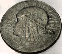 5 zł złotych 1934 Głowa Kobiety Polonia Jadwiga Babka SREBRO