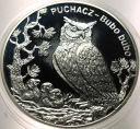 20 zł złotych 2005 Puchacz Zwierzęta Świata SREBRO