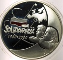 10 zł złotych 2000 Solidarność 1980 SREBRO