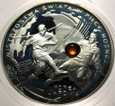 10 zł złotych 2002 Korea Japonia Mistrzostwa w Piłce Nożnej BURSZTYN SREBRO