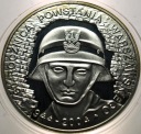 10 zł złotych 2004 Powstanie Warszawskie 1944 SREBRO