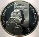 10 zł złotych 2005 Stanisław August Poniatowski POPIERSIE SREBRO