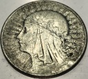 10 zł złotych 1932 Głowa Kobiety Polonia Jadwiga Babka SREBRO