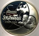 10 zł złotych 2000 Solidarność 1980 SREBRO