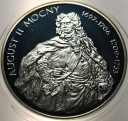 10 zł złotych 2005 August II Mocny PÓŁPOSTAĆ SREBRO