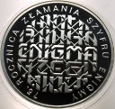 10 zł złotych 2007 ENIGMA 75 rocznica złamania szyfru Enigmy SREBRO (nr 2)