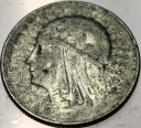 5 zł złotych 1934 Głowa Kobiety Polonia Jadwiga Babka SREBRO