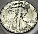 USA 1/2 dolara Half Dollar 1945 Walking Liberty Krocząca Bogini Wolności