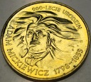 2 zł złote 1998 Adam Mickiewicz