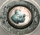 10 zł złotych 2008 OSADNICTWO 400 rocznica ODKLEJONY ŚRODEK SREBRO