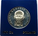 100 zł złotych 1978 Janusz Korczak SREBRO