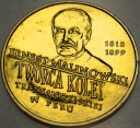 2 zł złote 1999 Ernest Malinowski kolej Peru