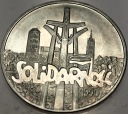 100000 zł złotych 1990 Solidarność TYP A uncja 1 oz SREBRO