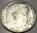 Niemcy 2 marki 1939 A Hindenburg SREBRO
