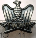 Odznaka TWWO Towarzystwo Wojskowe Wiedzy Obronnej znaczek