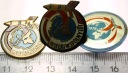 Zestaw 3x 1978 WIELKI WSPÓLNY LOT kosmos Hermaszewski PRL ZSRR odznaki
