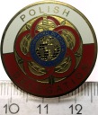 Odznaka polskiej delegacji Międzynarodowej Rady Sportu Wojskowego