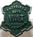 Odznaka z przysięgi wojskowej w Wojskowej Akademii Technicznej (WAT)