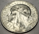 10 zł złotych 1933 Głowa Kobiety Polonia Jadwiga Babka SREBRO