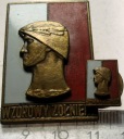 Odznaka Wzorowy Żołnierz brązowa + miniaturka