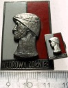 Odznaka Wzorowy Żołnierz srebrna + miniaturka