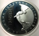 10 zł złotych 2006 Turyn Igrzyska Olimpiada Łyżwiarstwo SREBRO