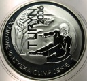 10 zł złotych 2006 Turyn Igrzyska Olimpiada Snowboard SREBRO