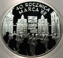 10 zł złotych 2008 MARZEC 1968 40 rocznica marca '68 SREBRO