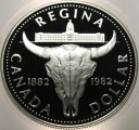 Kanada 1 dolar 1982 Regina Srebrne Dolary Kanadyjskie SREBRO