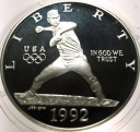 USA 1 Dolar 1992 Barcelona Olimpiada SREBRO