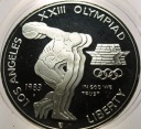 USA 1 dolar dollar 1983 Olimpiada Igrzyska Los Angeles 1984 Dyskobol SREBRO